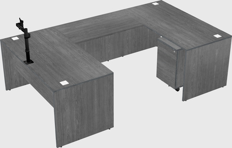U-shaped desk