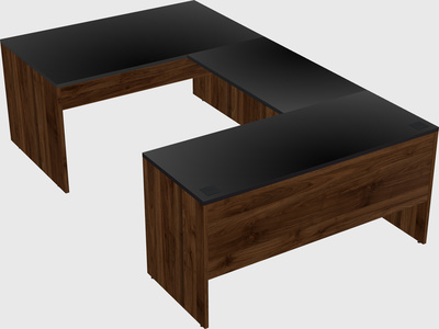 U-shaped desk