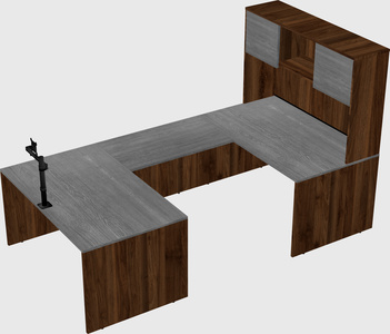 U-shaped desk