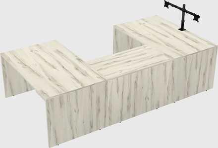 U-shaped desk