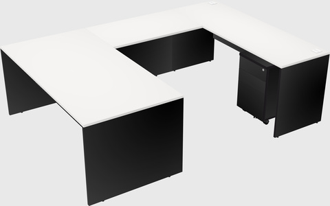 U-shaped desk