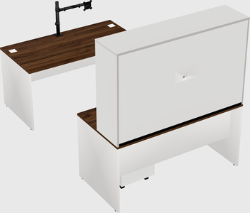 U-shaped desk