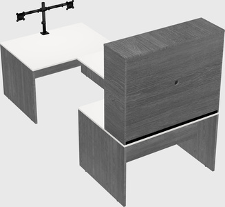 U-shaped desk