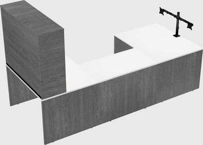 U-shaped desk