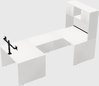 U-shaped desk