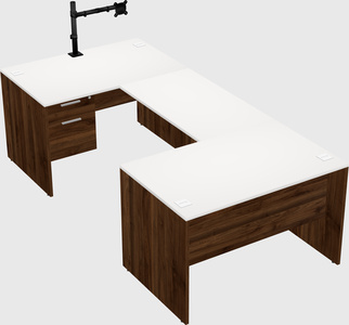 U-shaped desk