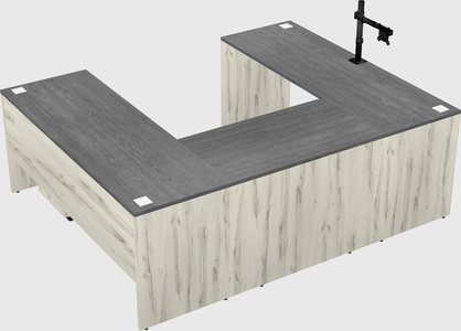U-shaped desk