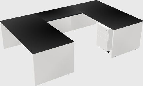 U-shaped desk