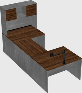 U-shaped desk