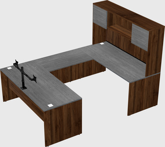 U-shaped desk