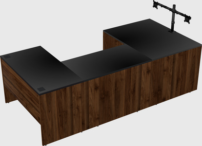 U-shaped desk