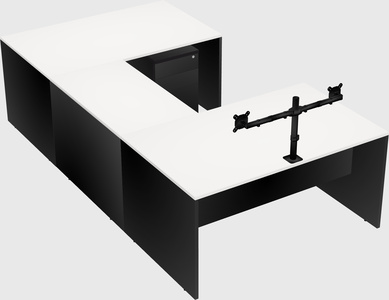 U-shaped desk