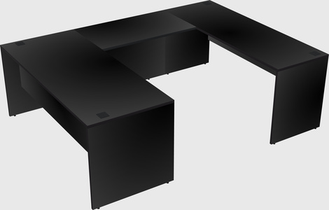 U-shaped desk