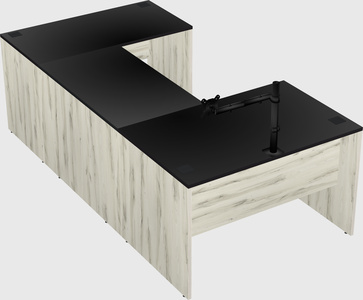 U-shaped desk