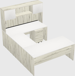 U-shaped desk