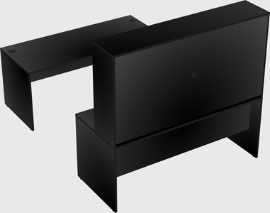 U-shaped desk