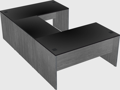U-shaped desk