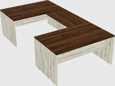 U-shaped desk