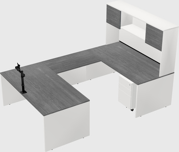 U-shaped desk