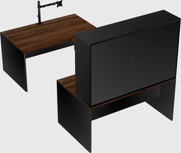 U-shaped desk