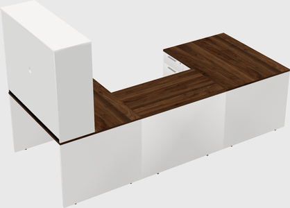 U-shaped desk