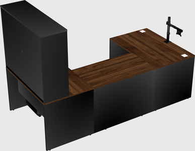 U-shaped desk