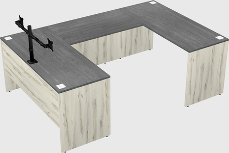 U-shaped desk