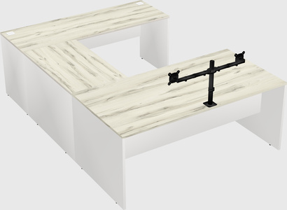 U-shaped desk