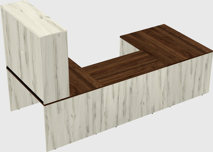 U-shaped desk