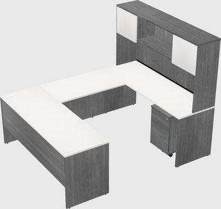 U-shaped desk