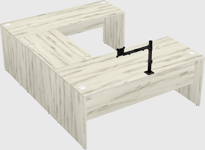 U-shaped desk