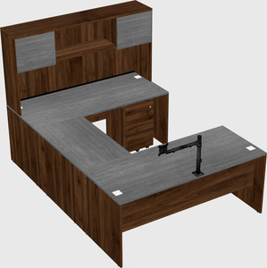 U-shaped desk