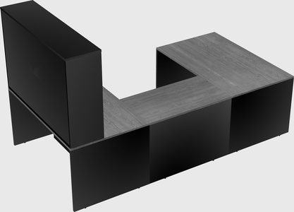 U-shaped desk