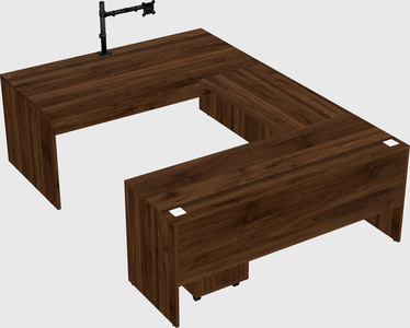 U-shaped desk