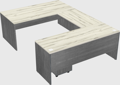 U-shaped desk