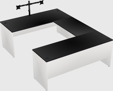U-shaped desk