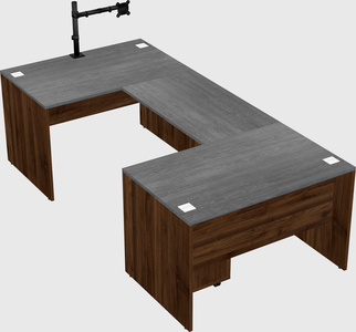 U-shaped desk