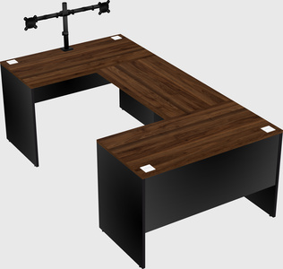 U-shaped desk