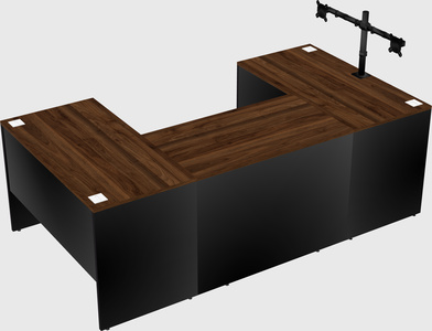 U-shaped desk