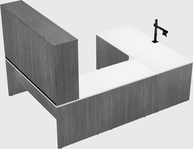 U-shaped desk