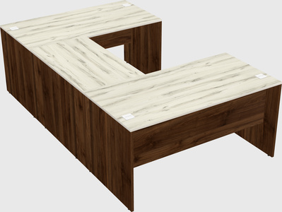 U-shaped desk