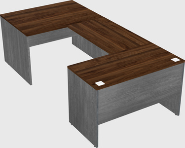 U-shaped desk