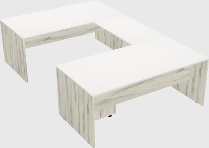 U-shaped desk