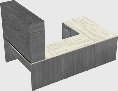 U-shaped desk