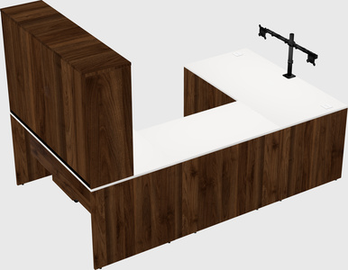 U-shaped desk