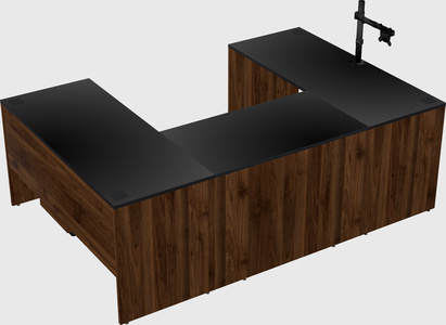 U-shaped desk