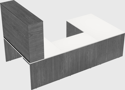 U-shaped desk