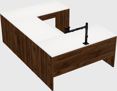 U-shaped desk