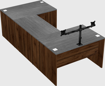 U-shaped desk