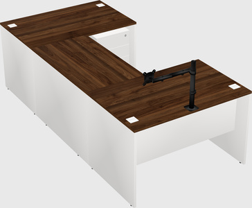 U-shaped desk
